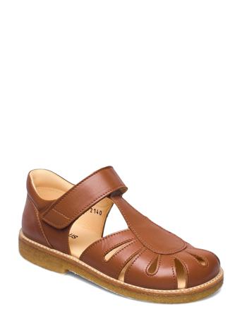 Sandals - Flat - Closed Toe - Shoes Summer Shoes Sandals Beige ANGULUS