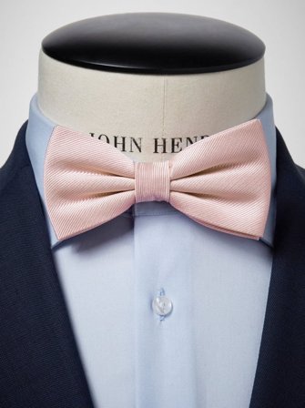 John Henric Men's Rosa Fliege Size Pre-tied