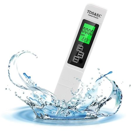 PH-mätare, 3 i 1 PH-testare Pool med stor LCD-skärm, PH-värdemätare, digital PH-mätare, PPM-mätare