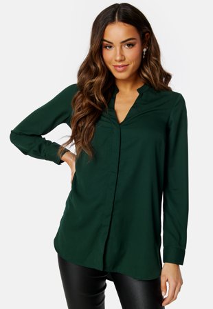 Happy Holly Uma woven tunic Dark green Klær