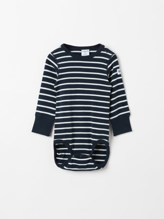 Polarn O. Pyret Body randig - 86 - barnkläder - blue