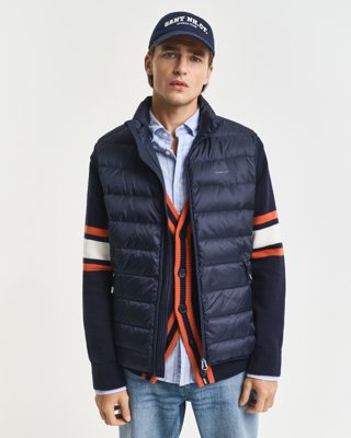 GANT - Lett dunvest til herre evening blue
