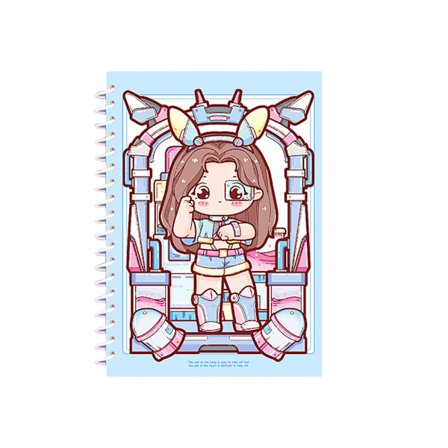 Söt tjej handbok klistermärke självhäftande multifunktionell vattentät söt tjej journaling klistermärke