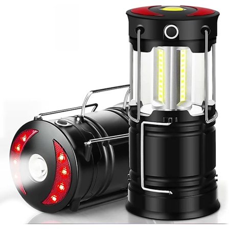 LED Camping Lanterne, 3-Modes Powerbank Genopladelig Campinglampe