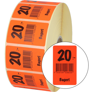 Etikett bakeri 20: