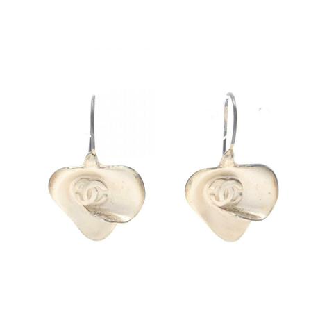 Chanel Vintage Pre-owned Earrings , Grijs , Dames , Maat: ONE Size