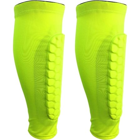 Et par professionelle kompressionsstrømper til vadbeskyttelse, faldsikring benskinner, grønne (L)