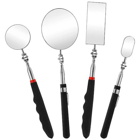 4-pack teleskopisk inspeksjonsspeil Justerbart speil