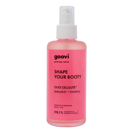 Goovi Olio Cellulite SHAPE YOUR BOOTY 150ml - Olio corpo anticellulite
