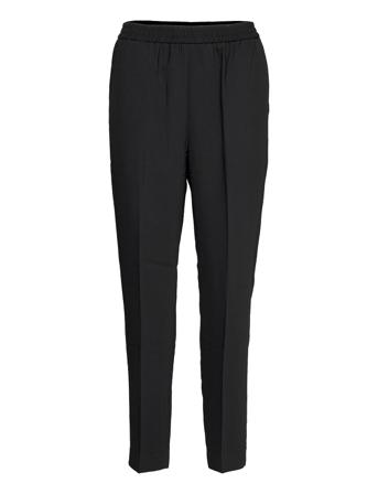 Malin - Classic Gabardine Bottoms Trousers Slim Fit Trousers Black Day Birger Et Mikkelsen
