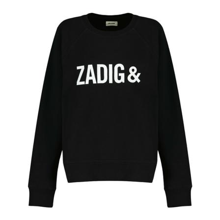Zadig & Voltaire, Sweatshirts Czarny, Kobieta, Rozmiar: S