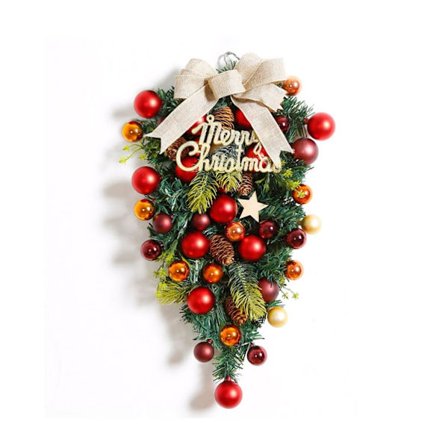 2 st julkransar för ytterdörren, julkrans, kottar julgran krans, ytterdörr dekoration