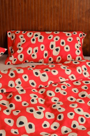 Jotex - Putetrekk 50x90 Cm Økologisk tomatrød - OVO - Kjøp Putevar hos Jotex