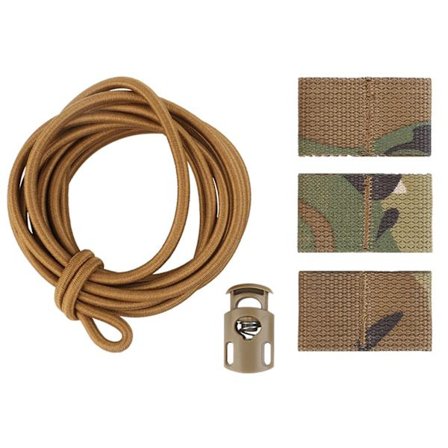 Flag Fastgørelsesrem Elastisk Stærk Nem Justering Multifunktionel Bærestrop til Rullet Stribet Varer CP