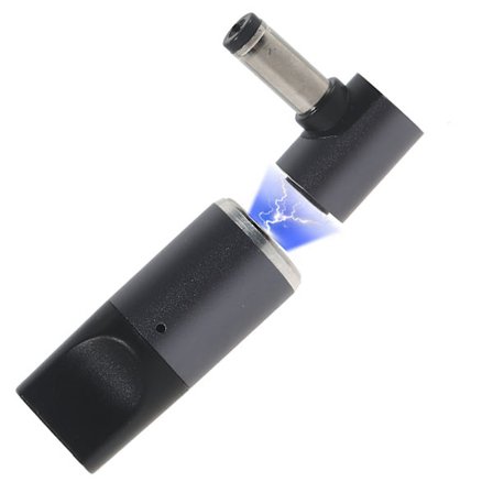 100W Magnetic Type-C till 2,5/3,0/3,5/4,0/4,5/4,8/5,5/6 mm för DC Power Jack Laddningskabel omvandlare för bärbar bärbar dator