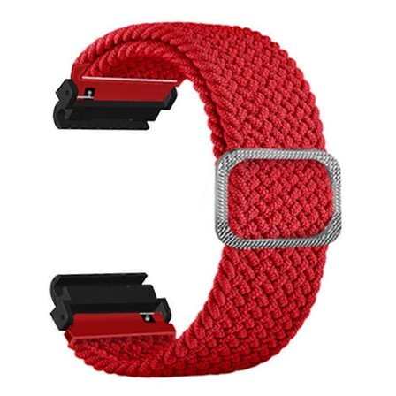 Stretchigt nylonarmband för sportklocka till Garmin Fenix 7S / 6S / 5S, med 20mm PC-kontakt