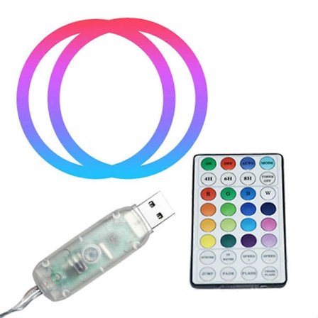 RGB LED-ljusremsa för konsol, flera effekter med belysning