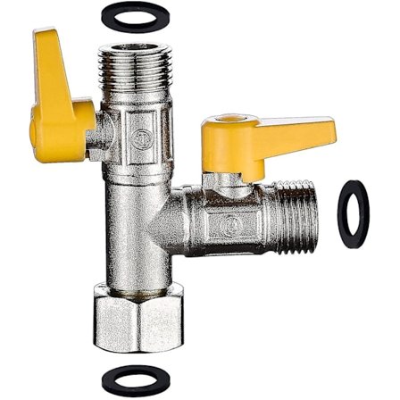 3-veis ventil dusjhode og dusjhode dusjarm