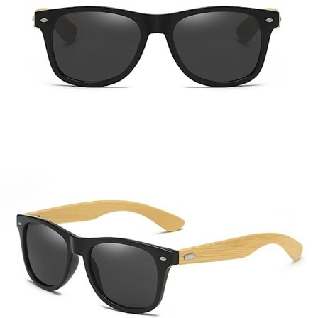 Polariserte solbriller i tidløs design (Bøyle i tre)