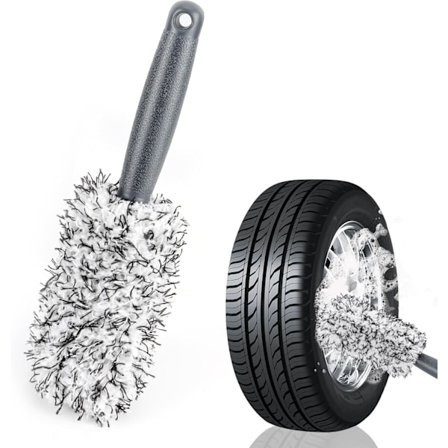 Mikrofiber Fælgbørste, Mikrofiber Rengøringsbørste til Komplet og