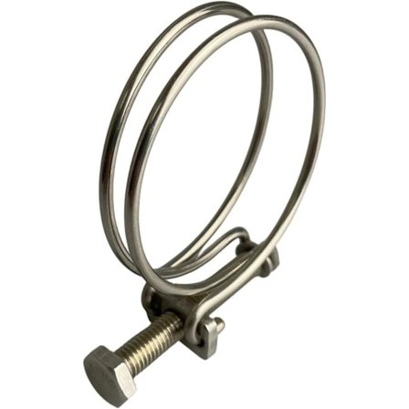 10 kpl kaksoislanka letkunkiristin ruostumaton teräs allas letkunkiristin 57mm