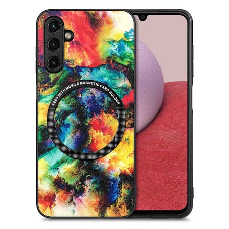 SKALO Samsung A14 4G/5G Motif Suojakuori magneettirenkaalla - #1