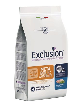 Exclusion Monoprotein Veterinary Diet Cane 12kg Maiale/Fibre