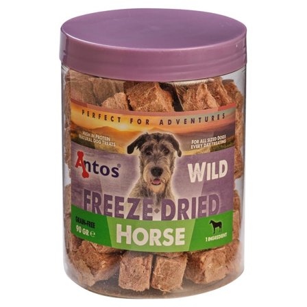 Antos WILD Frysetørket Hest - 90g