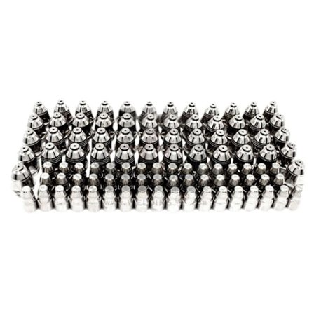 100 stk P80 Plasma Kutter Forbruksvarer CNC 60A 80A 100A P80 Plasma Spiss Elektrode Dys