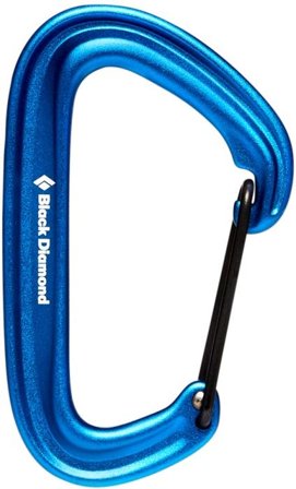 Black Diamond Litewire Carabiner Blue