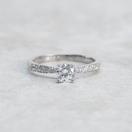 Förlovningsring Veronika, 18K Vitguld : 1 Carat - Förlovning- och vigselringar