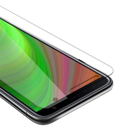 Härdat glass för Samsung Galaxy J4 PLUS, skyddsfilm i HÖGT TRANSPARANT härdat glas