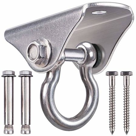 Kraftig Swing Hanger Kit - 1600lbs Kapacitet Hängmatta Tak Krok med 360° Vridning, Allt - i - Ett Hårdvarusats för Trä/Betong