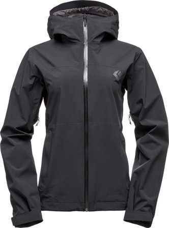 Black Diamond Women's StormLine Stretch Rain Shell Women rain jackets Black XL