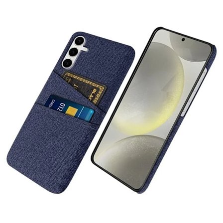 Samsung Galaxy S25 Plus Skal med kortfack - Blå