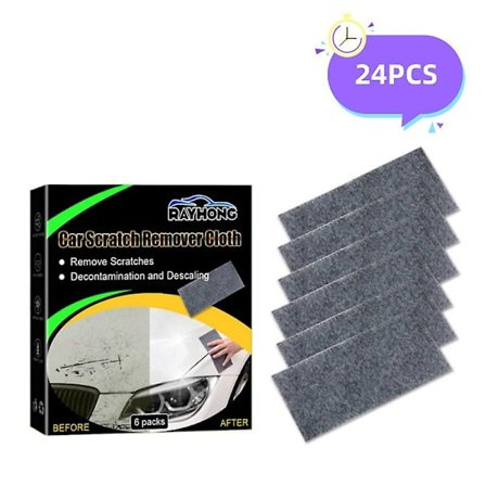 24-pack Nano Sparkle-duk - Bärbar Nano-magduk för enkel reparation av lackskador