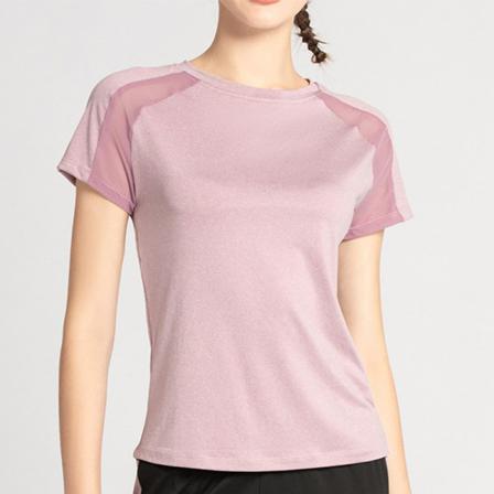 Kortärmad T-shirt För Kvinnor Med Rund Hals