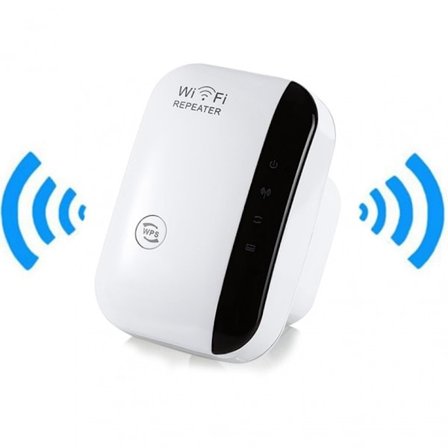 300M Wifi Signal Booster Trådløs Repeater Wifi Kompatibilitetsforstærker Wifi Range Extender Kompatibilitet med Hjemmekontor Hvid