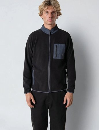 Fat Moose Will Fleece - Black - XXL