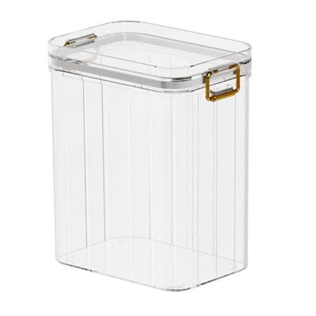 Fyrkantig förvaringsburk Vattentät tätning Fyrkantig låda för matförvaring