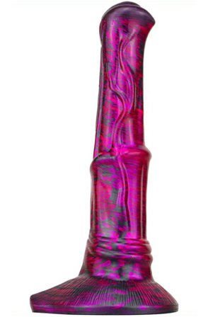 Metallic Fantasy Dildo Joll Purple/Black 26 cm - Woome.pl