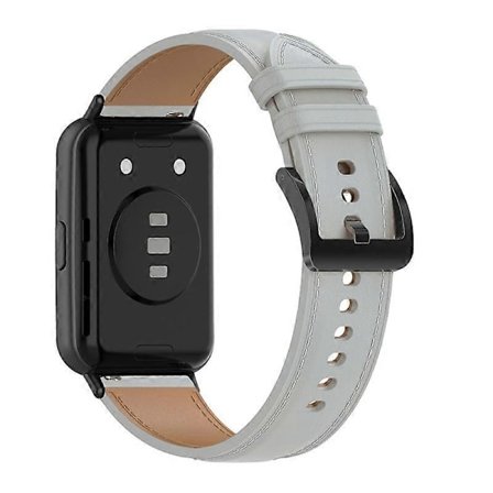 Kompatibel med Huawei Watch Fit 2 Ekte Lær Smartklokke Rem Erstatning Justerbart Armbånd