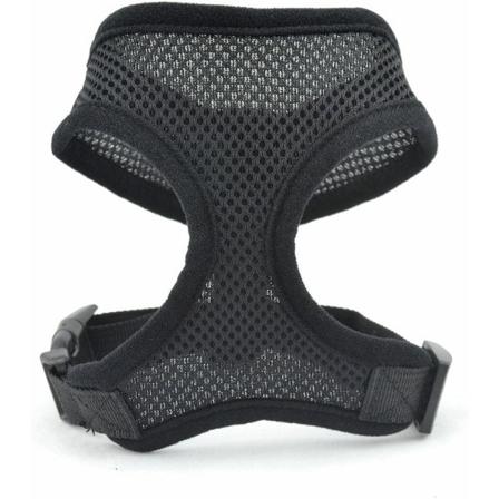 Hundehvalp Kat Ingen Træk Træk Halsbånd Sele Sikker Kontrol Nem Blød Mesh Nylon Justerbar Vest Gåsele (Lille, Sort) Black Small