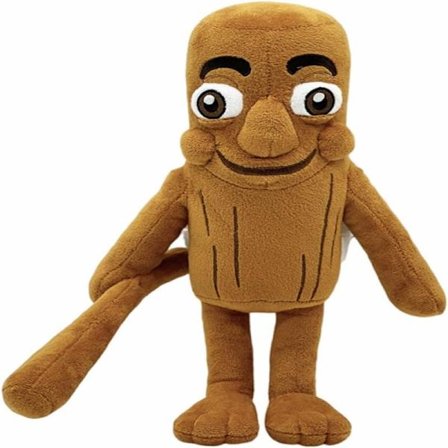 Italiensk Brainrot Plysj, 25 cm Tung Tung Tung Sahur Kosedyr Leker for Videospillfans Tung Tung Tung Sahur