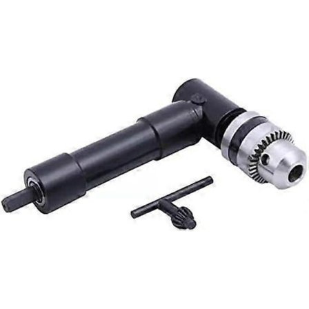 Vinkelborrchuck, Borr Adapter 90 Grader Förlängning för Vinkelborrchuck - Höger Vinkel - WELLNGS