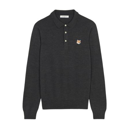 Maison Kitsuné Strik Grå, Herre Strik