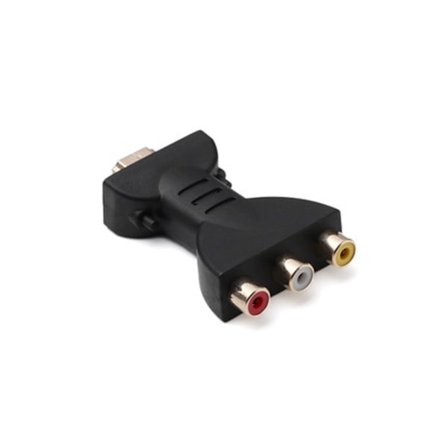 Hdmi till Av-adapter, Hdmi till Rgb för Rca-komponentkonverter 1080p ljud- och videosynkroniseringsadapter