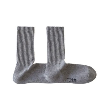 Par Lange Strømper Høje Høje Strømper LYS GRÅ