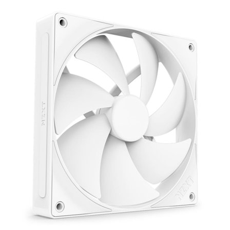 NZXT F140P Static Pressure Vifte (hvit) 140mm, 500 - 1,700 ± 200 RPM, 30.0 dBA