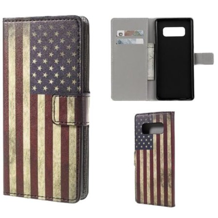 Plånboksfodral Samsung Galaxy Note 8 - Flagga USA